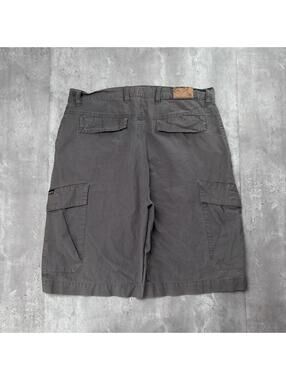 Vintage Grey Gotcha Surf Grunge Gothic Baggy Cargo Shorts